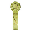 11.5" Stock Rosettes/Trophy Cup On Medallion - 7TH PLACE
